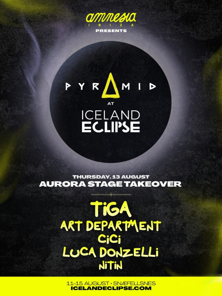 Amnesia Ibiza Pyramid Iceland Eclipse Festival