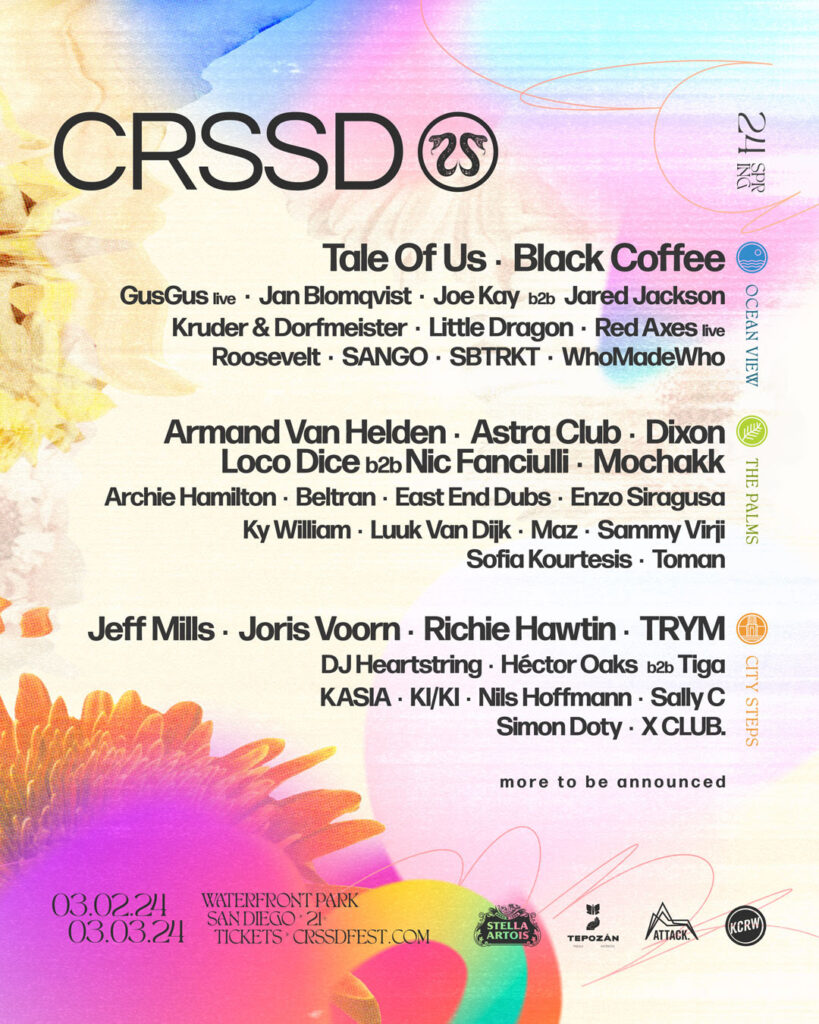 CRSSD Festival Line Up 2024
