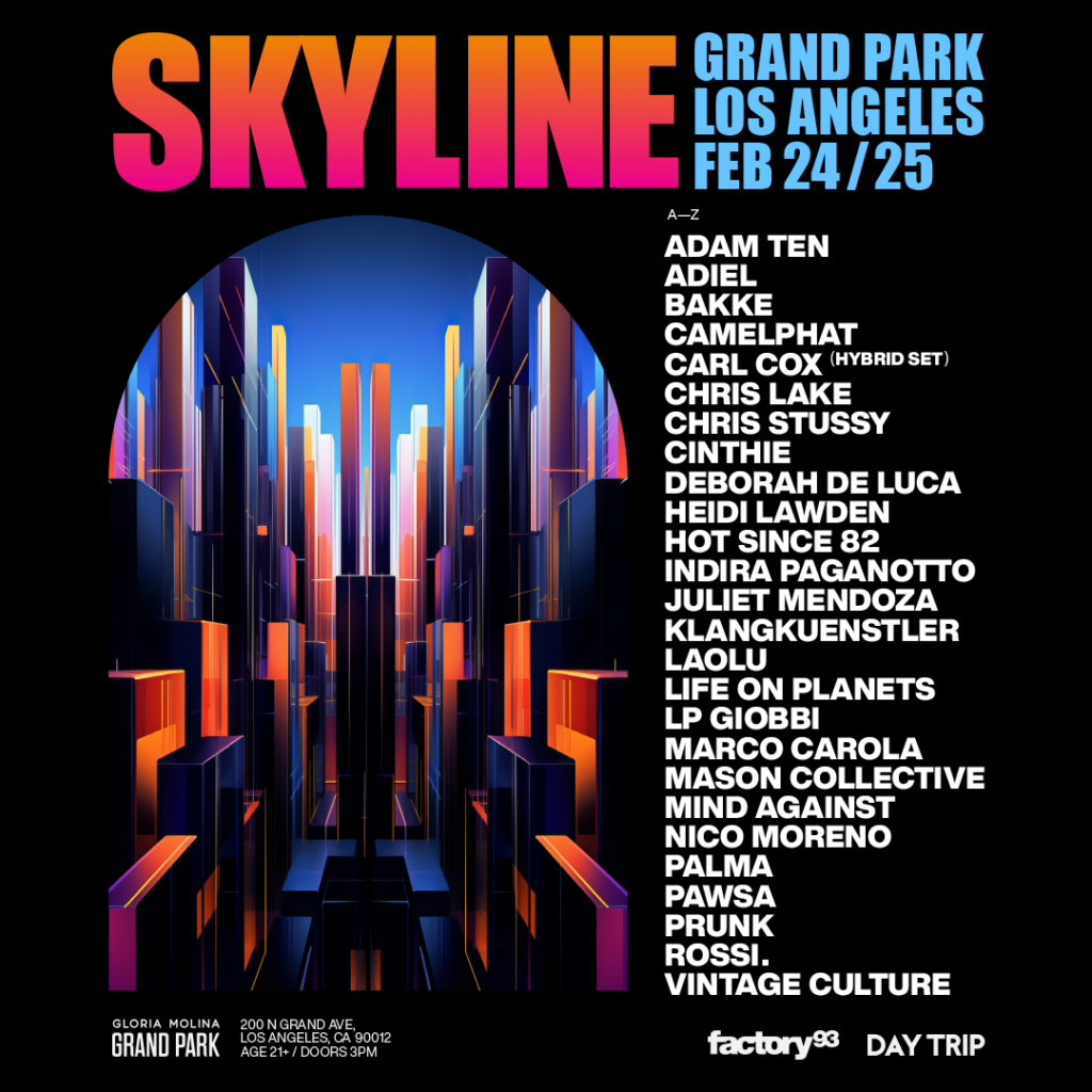 Skyline LA Insomniac 2024 Line Up